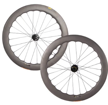 

2020 novo modelo t800 rodas de carbono wake 6560 aro freio a disco bicicleta tubular cincher rodas