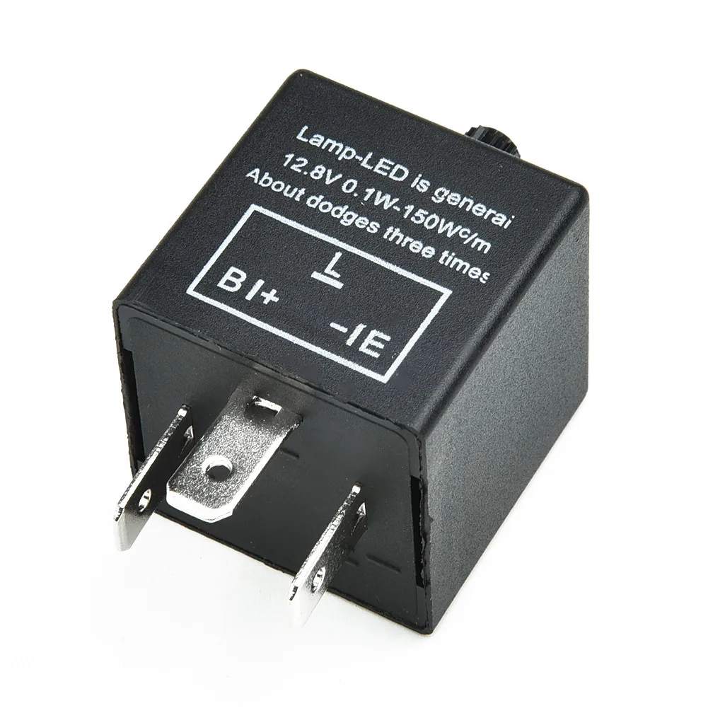 2 Pin 12V Universal Motocicleta Electrónica Turn Signal Flasher Relay, Relé Flasher LED De - Foto 9