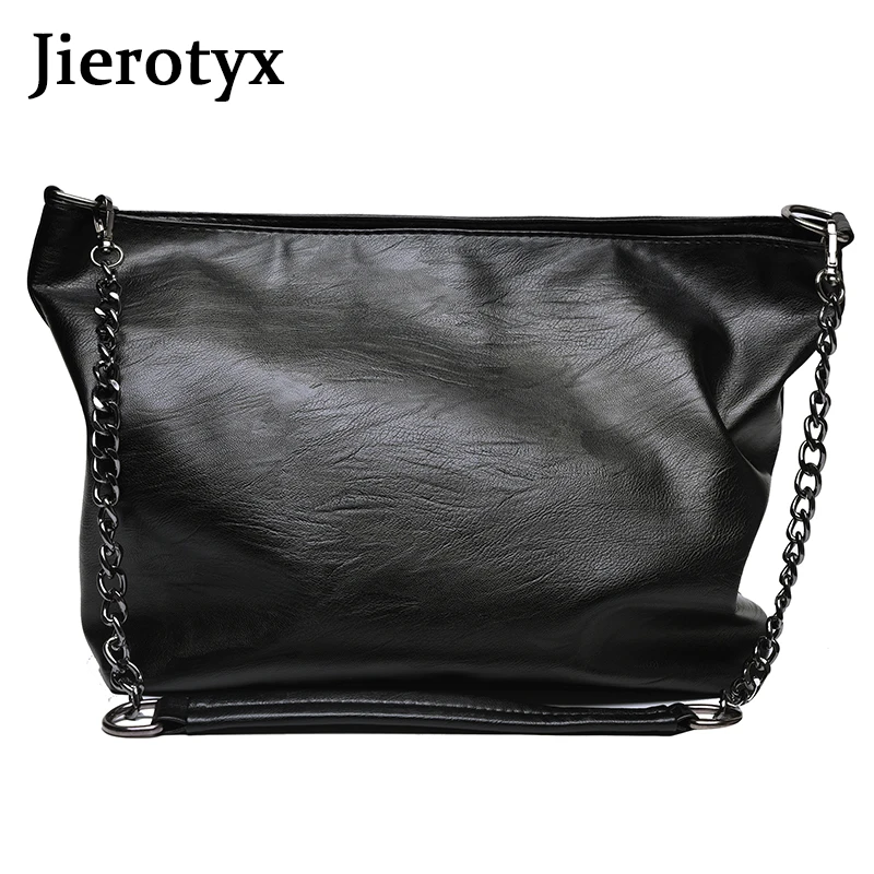 Классическая простая винтажная роскошная сумка JIEROTYX из искусственной кожи