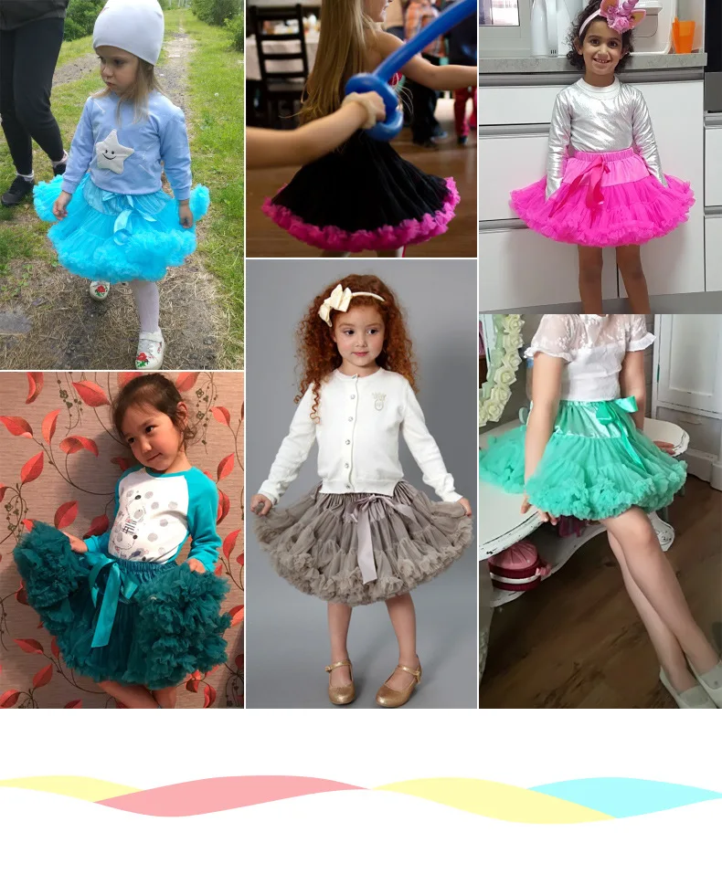 Прямая поставка; юбка-пачка для маленьких девочек; пышная детская балетная юбка-американка; юбки для маленьких девочек; вечерние фатиновые Юбки принцессы для танцев