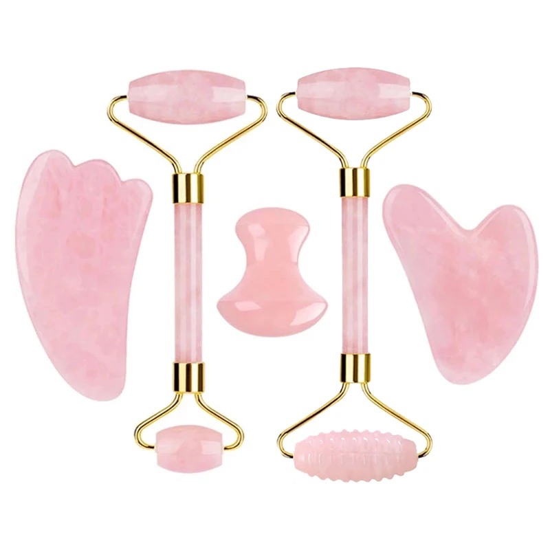 Купить Роллер Для Лица Розовый Кварц