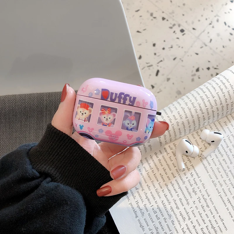 Милый чехол с миньонами для Apple AirPods pro, забавная история игрушек мультфильма Duffy bear, защитный чехол для наушников с брелоком, аксессуары