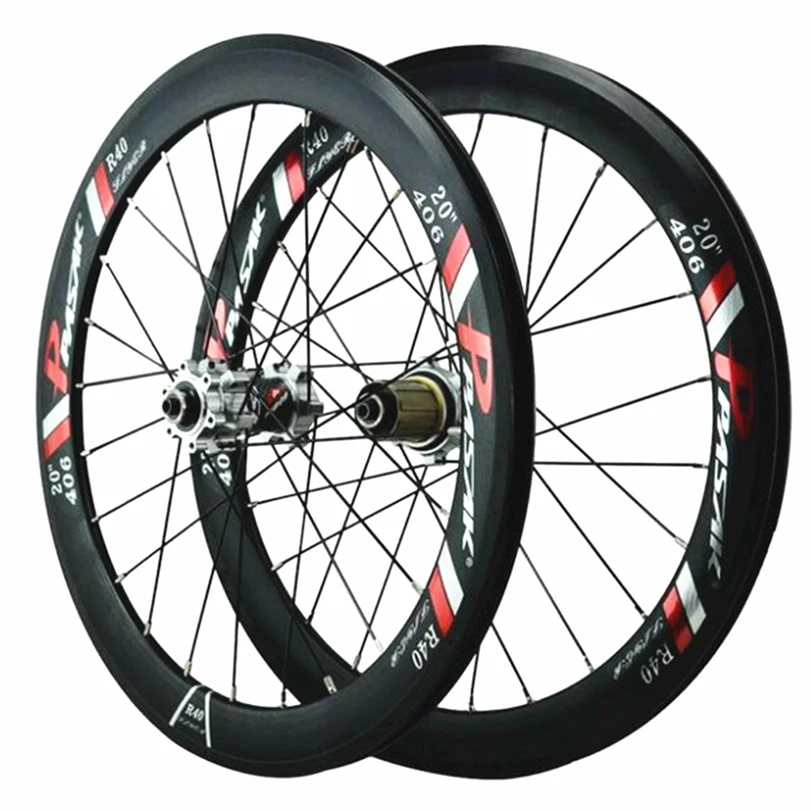 

Bicycle Wheel 20 Inch 406/451 Inch Disc Brake Wheel 40mm for 7/8/9/10/11/12 Speed Bicycle Rim