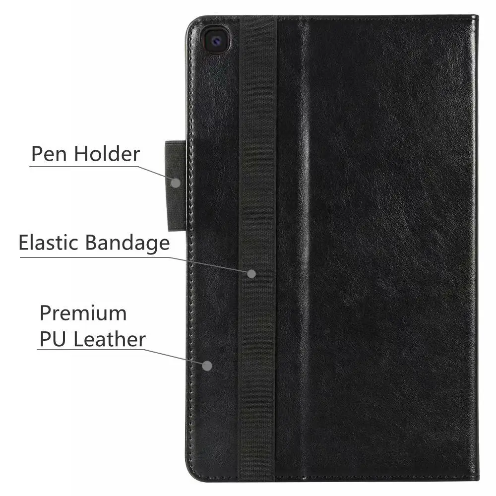 Премиум Smart PU кожаный чехол для Samsung Galaxy Tab S5e 10,5 SM-T720 SM-T725 10," планшет Funda Capa силиконовый чехол TUP+ пленка+ ручка