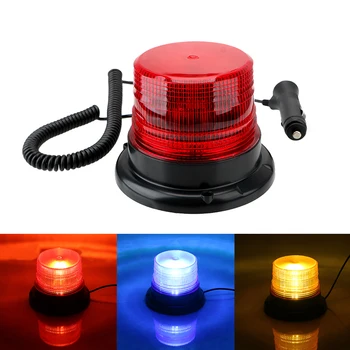 

LEEPEE Police Lights Truck Warning Light DC 12V-80V with Magnetic Mounted Car LED Strobe Flashing Light Strobe Emergency Lamp