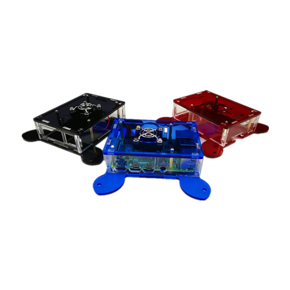 Raspberry Pi 4 Чехол настенный большой дисплей акриловый прозрачный цвет защита для Raspberry Pi 4 Модель B
