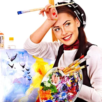 

3 Pcs Clear Acrylic Painting Palette Transparent Portable for DIY Art Craft Painting PAK55