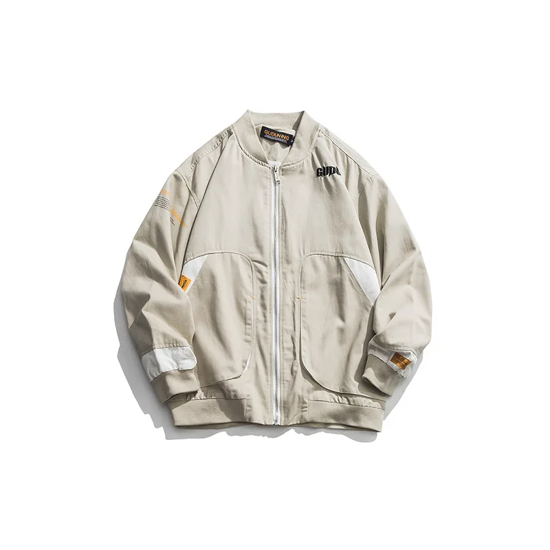 

2019 New Style Japanese-style National Trends MEN'S Coat Autumn And Winter Loose-Fit Stand Collar Baseball Uniform Men Jacket St