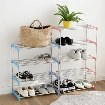 

3/4 Tiers Shoes Heels Storage Organiser Stand Shelf Rack Holds Shoes Shoes Organizers Shoes Rack
