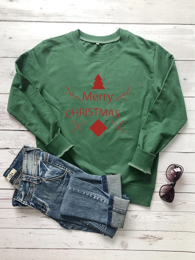 BKLD Merry Christmas Толстовка Новинка весна осень женские толстовки пуловер с длинным рукавом О-образным вырезом Женская одежда с капюшоном женская