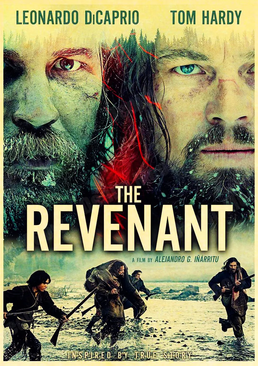 Классический фильм Ретро плакат Revenant винтажная металлическая жестяная вывеска домашний бар паб кино Декор крови алмаз настенные художественные наклейки N321 - Цвет: E