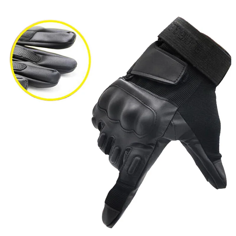 

Motorcycle Gloves Touch Screen Tactical Sports Riding Gloves Slip Resistant Men Racing Motorbike Leather Mitten C38