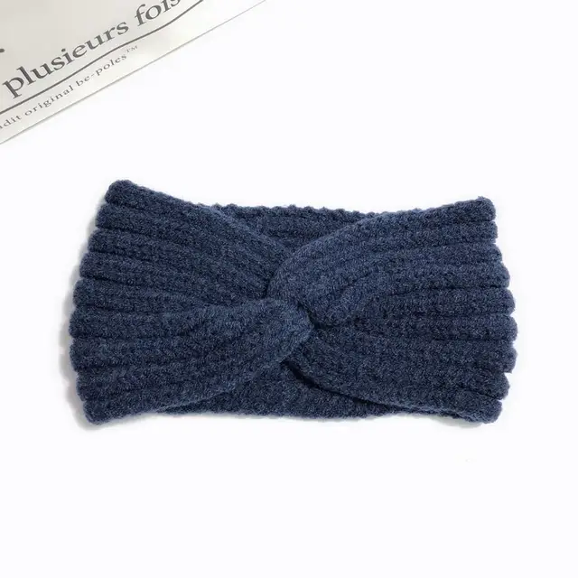 Winter Warm Headband for Women Woolen Knitting Headbands Wool Knitted Elastic Headband Headwear Girls Hair Band Hair Accessories AY07