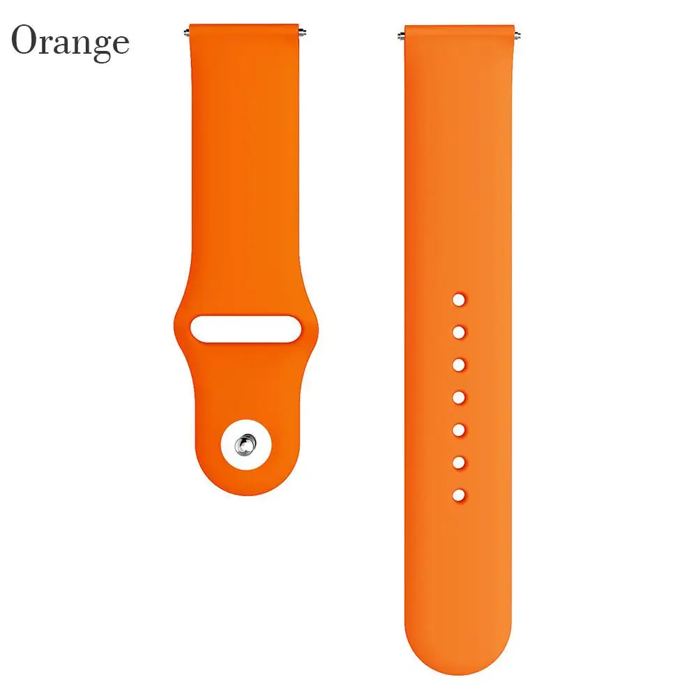 Orange Ремешок на запястье для POLAR Vantage M Smartwatch браслет на запястье Сменные аксессуары Мягкая силиконовая лента унисекс - Цвет ремешка: Orange