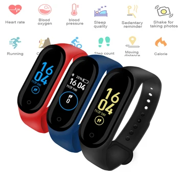 

M4 Smart band Fitness Tracker Watch Sport bracelet Heart Rate Blood Pressure Smartband Monitor Health Wristband Fitness bracelet