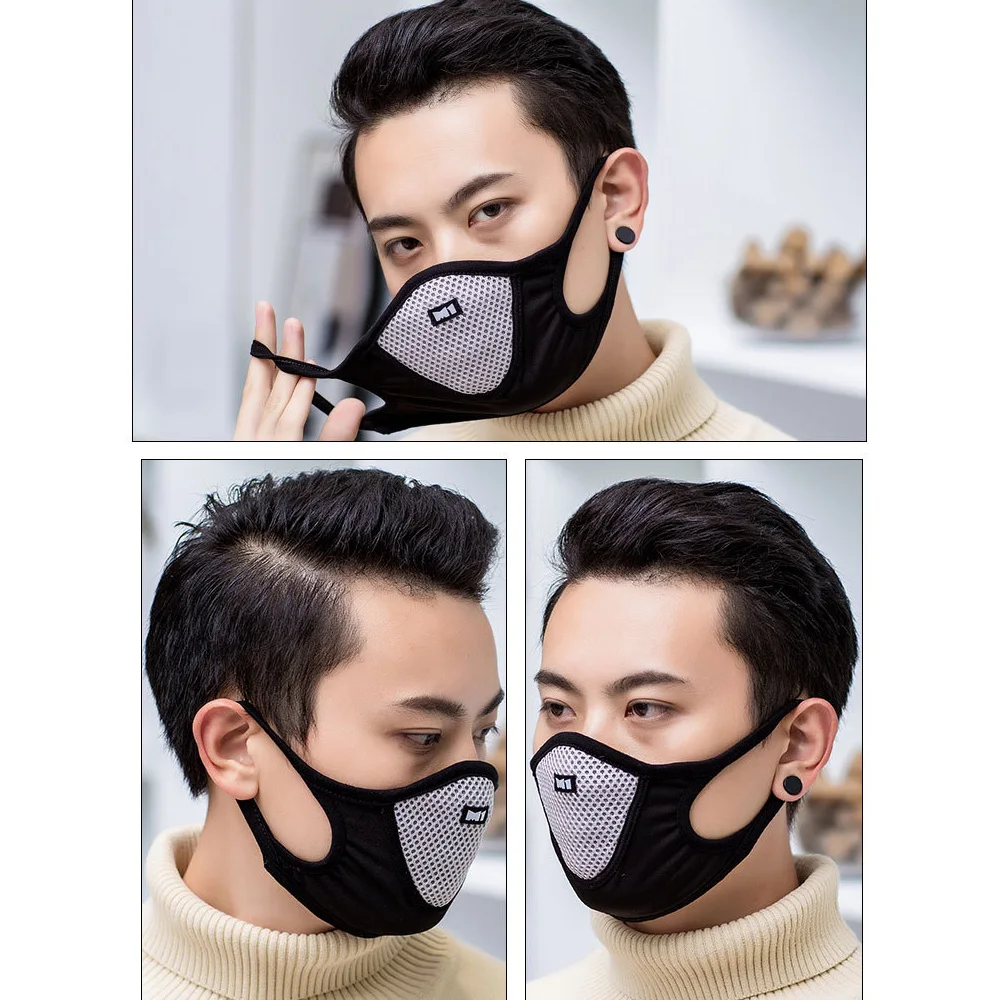 1 шт. маска против загрязнения воздуха пыли маски для лица моющиеся и многоразовые рот крышка ветрозащитный Пылезащитная защитная маска