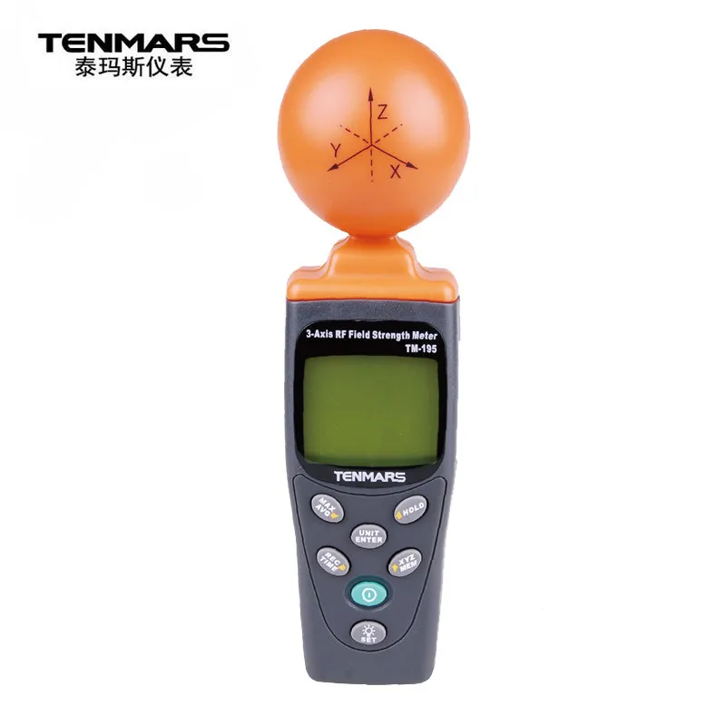 TENMARS TM-195 3-Axis RF Field Strength Meter High-frequency electromagnetic radiation detector