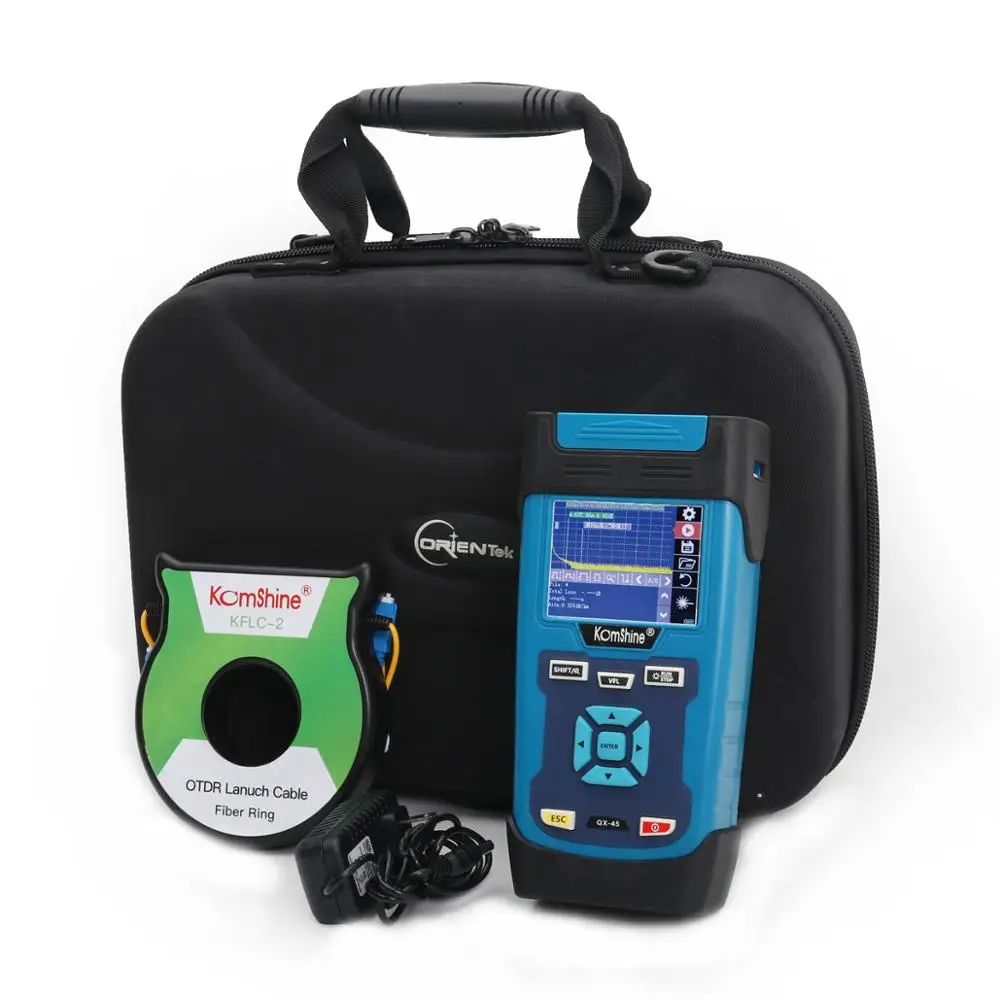 

SM Dual Wavelengths 1310/1550nm OTDR Singlemode QX40 32/30dB with Portuguese,English Language