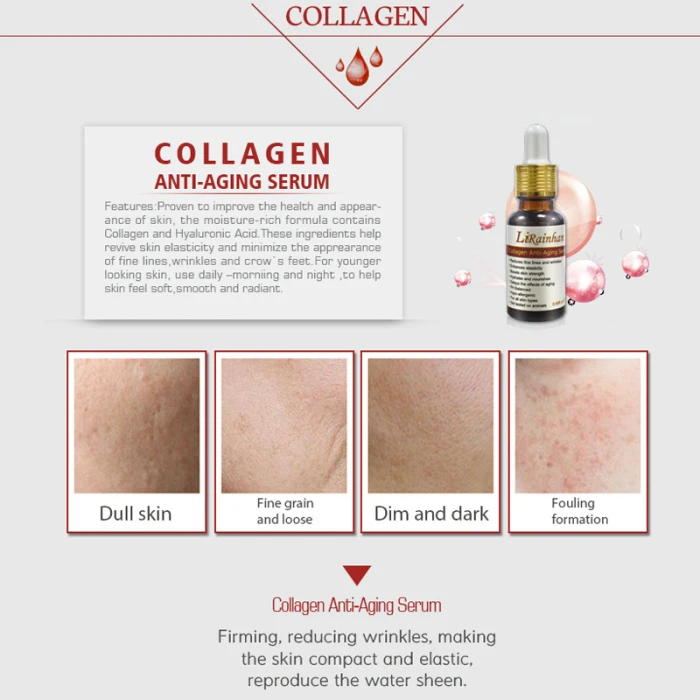 VC Hyaluronic Argan Essence Oil Collagen Remove Dark Blots Facial Skin Care 20ml ZG88