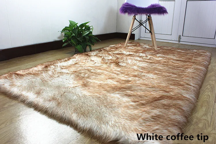 2 artificial wool large size long hair fluffy  (5)