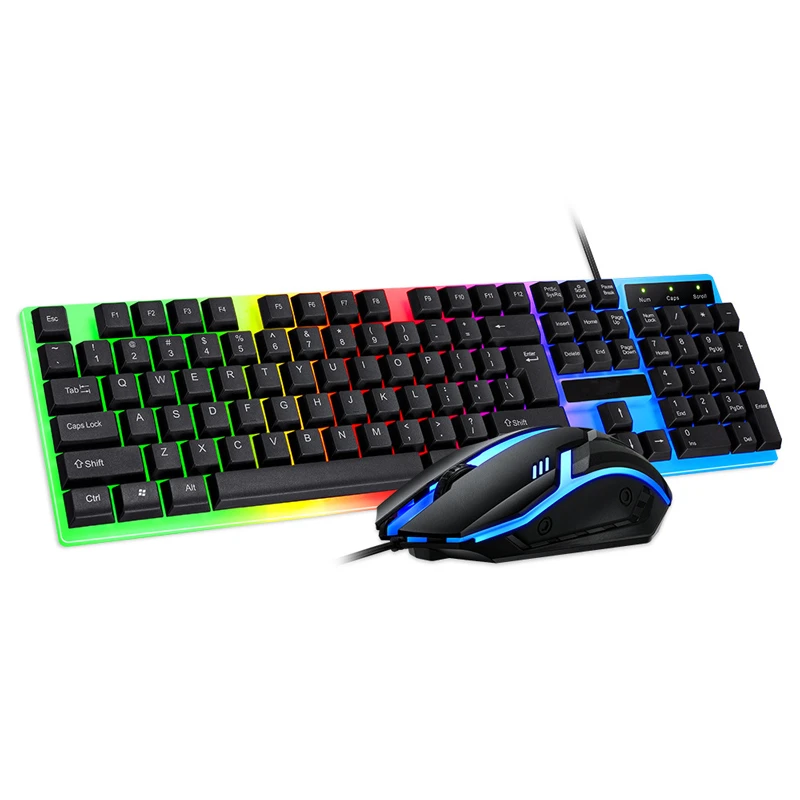 fout Symptomen warm Bedrade Gaming Toetsenbord En Muis Set 104 Key Regenboog Backlight  Waterdicht Spel Toetsenbord Mechanische Gevoel Teclados Voor Pc Laptop| Toetsenbord-/muissets| - AliExpress