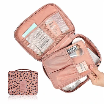 

Women Travel Bath Make Up Bag Ladies Waterproof Hanging Cosmetic Bags Female Zipper Necessaire Toiletry Bag Travel Organizer J50