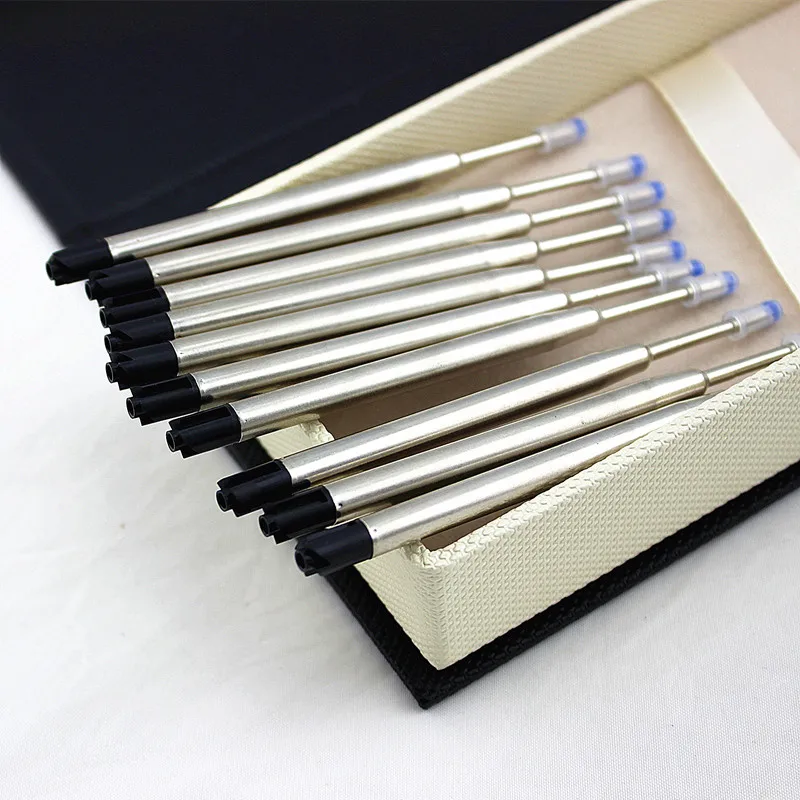 98mm B2 Tactical Pen Refill 424 Metal Refills Metal Ballpoint Pen Refill Universal Black Blue Refills For Tactical Pens 3