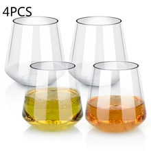 Тритан прозрачный винный бокал для виски костюм ничего не стопа красное вино стеклянный стакан для виски для виноградного вина стеклянный бытовой бар сувенирная кружка