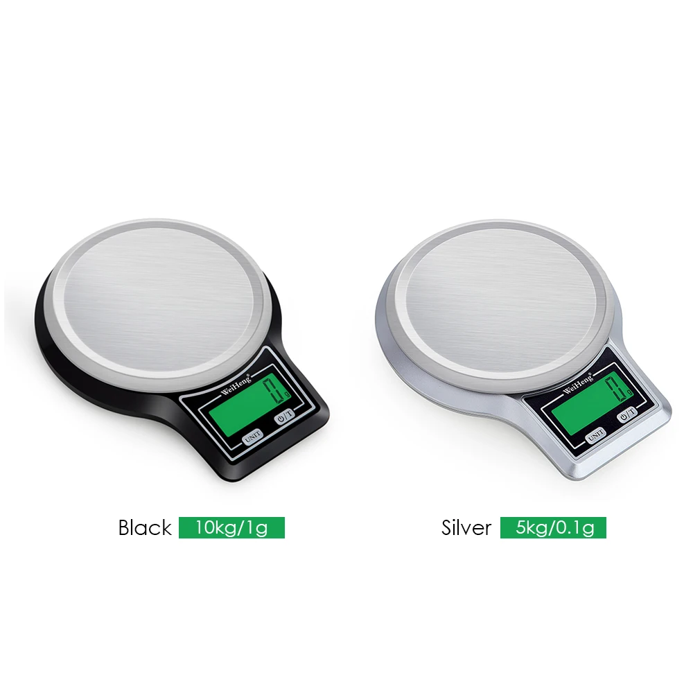  Electronic Digital Kitchen Scale Stainless Steel Weighing Pan Food Scale Platform Scale with LCD Di - 4000327184720