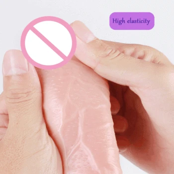 Super Size Highly Elastic Silicone Penis Extender Sleeve Reusable Condoms Penis Ring Delay Ejaculation Erotic Toys Intimate Good 4