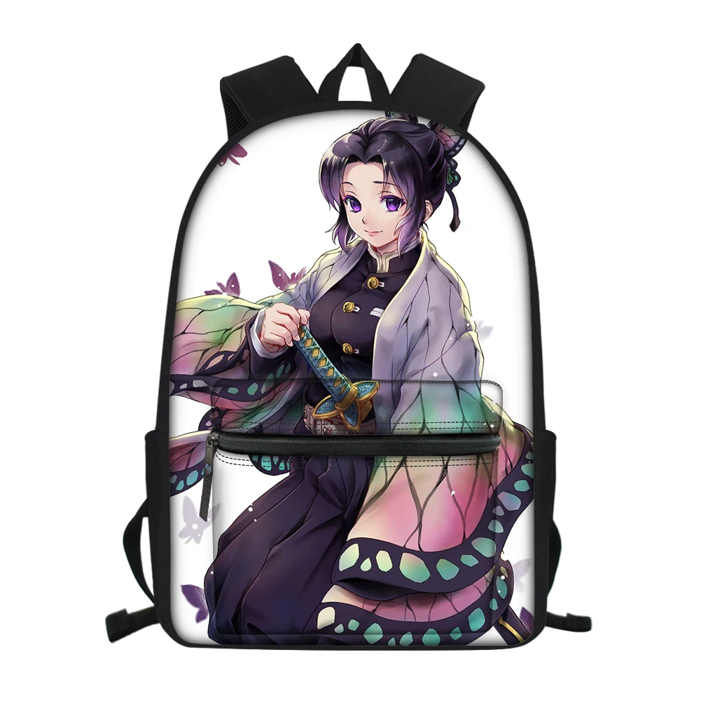 CDGX2111Z58 Demon Slayer: Kimetsu no Yaiba, школьная сумка для подростков, для мальчиков и девочек, дорожный рюкзак для ноутбука, для мужчин и женщин, Холщовая Сумка, сумка для книг, рюкзак - Цвет: CDGX2111Z58