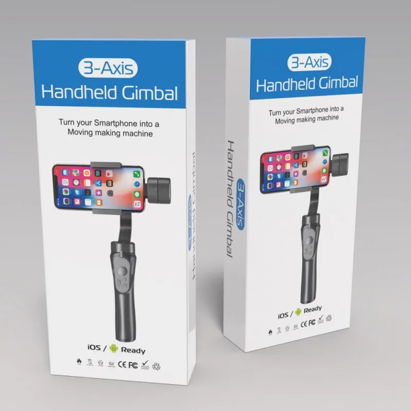 Мобильный Plus 3-осевая телефон Gopro с шарнирным замком для экшн-камеры Gopro Hero 6 5 SJCAM стабилизатор для iPhone andriod
