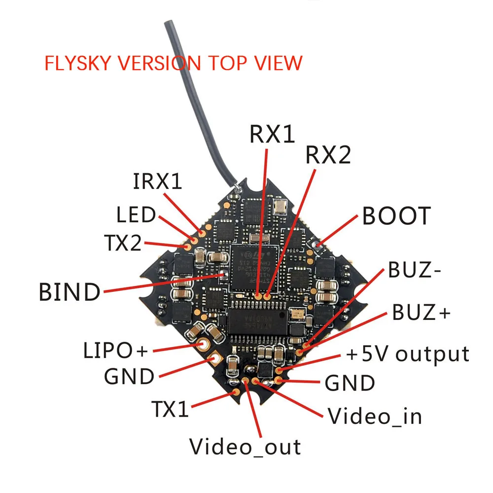 Crazybee F4 PRO V3.0 Контроллер полета Blheli_S 10A 2-4S бесщеточный ESC для Frsky радиомодель для Cinecan 4K камера Дрон