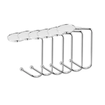 

6 Pcs Christmas Stocking Holders Mantel Hooks Hanger Christmas Stocking Clips Safety Grip for Christmas Party Decoration