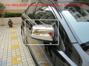 

For Mitsubishi Lancer/Lancer X/Lancer Evo 2010-2013 ABS Chrome Rearview mirror cover Trim/Rearview mirror Decoration