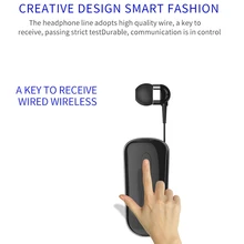 

Mini Wireless Bluetooth Headset Portable Calls Remind Vibration Wear Clip Driver Auriculares Earphone For Phone PK F910 F920