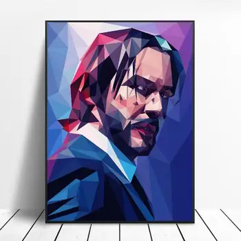 

MT20150 KEANU REEVES John Wick Classic Movie Poster Painting Art Poster Print Canvas Home Decor Picture Wall Print