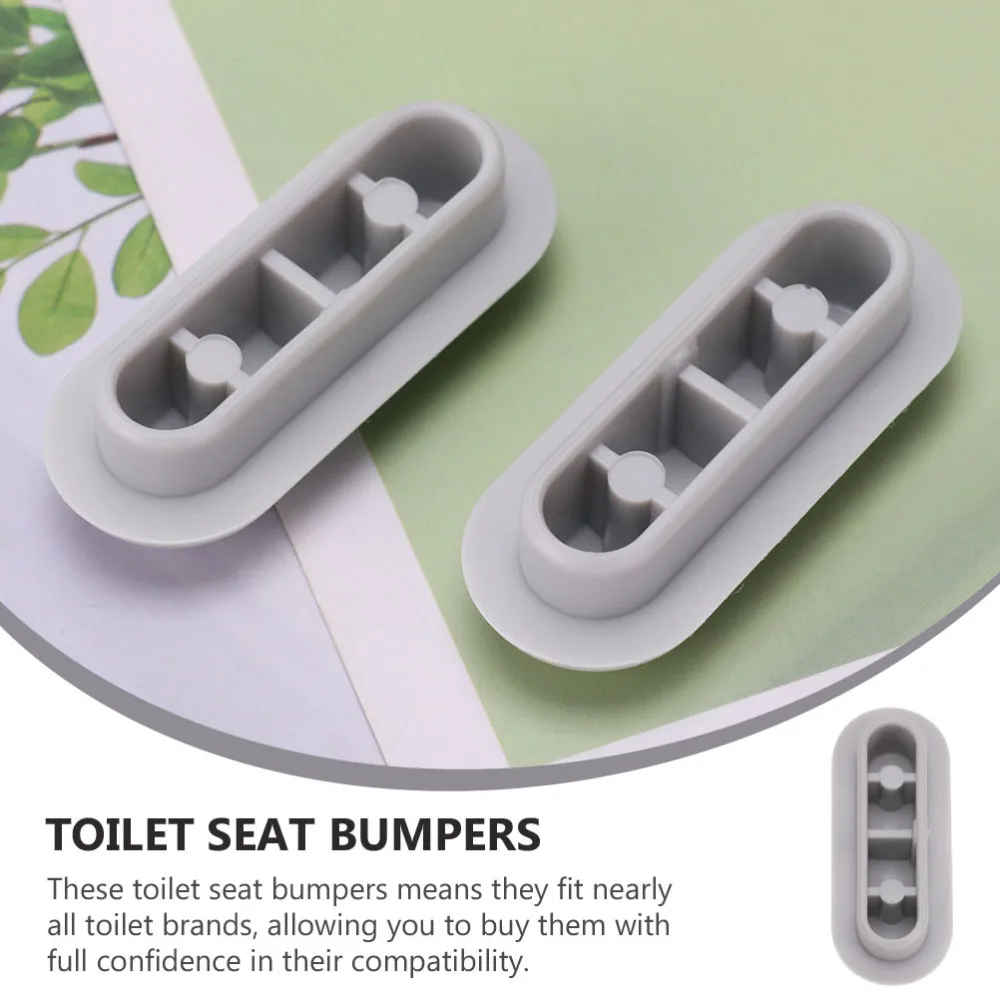 Toilet Seat Pads Replacement Stoppers Gasket Lid Parts Spacer Bumpers Anti Buffers Rubber Cushioning Pad Universal Seat