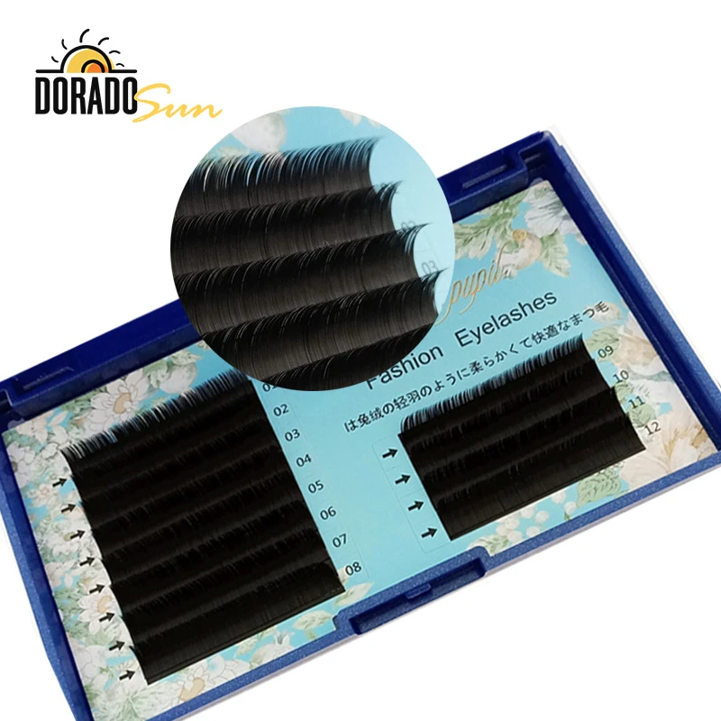 Doradosun Baby Curl Faux Mink Fake Eyelash Extension Soft Grafting False Eyelashes Natural Individual Lashes Makeup | Красота и