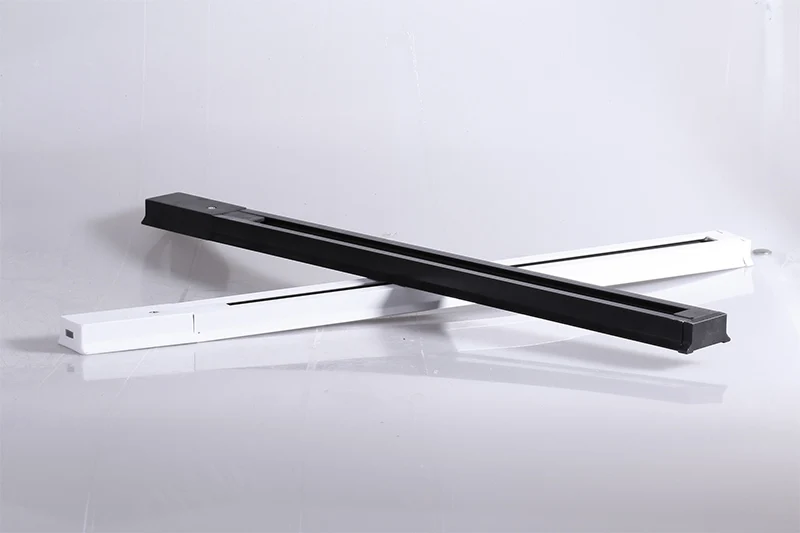 Description Picture 4 of itemBlack White Led Track Light Rail 0.5M 1M One Phase Two Wire System T Connectors Universal Aluminum Track for Spotlights