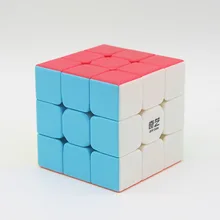 Забавный мульти-Qiyi Warrior W 3x3x3 волшебный куб профессиональный 3x3 скоростные кубики Пазлы 3 на 3 скоростной куб