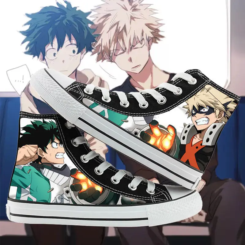 Парусиновая повседневная спортивная обувь для косплея в стиле аниме My Hero Academia