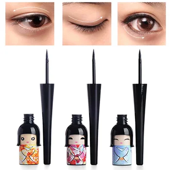 

1pcs Lucky Doll Liquid Eyeliner Pen Waterproof Lasting Make Up Eye Liner Natural Cute Shaper Eyeliner Makeup Color Random TSLM1