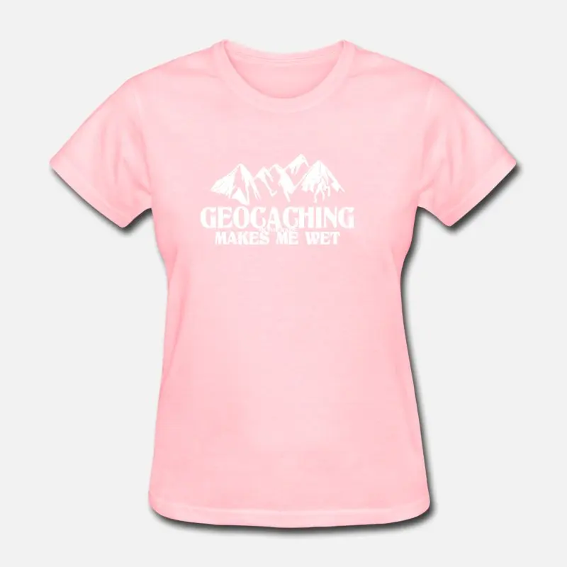 Women-Pink Дизайнерская футболка для геокшинга, Мужская футболка с вырезом лодочкой для мальчиков и девочек, Мужская футболка большого размера, S-5xl, одноцветная, в стиле хип-хоп - Цвет: Women-Pink