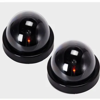 

2pcs Dummy CCTV Camera Flash Blinking LED Fake Dome Camera Security Simulated video Surveillance fake camaras de seguridad​