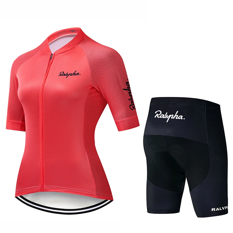 Велосипедная одежда Raphaful 2021 Pro Team Ropa Ciclismo Mujer с коротким рукавом Велоспорт Джерси