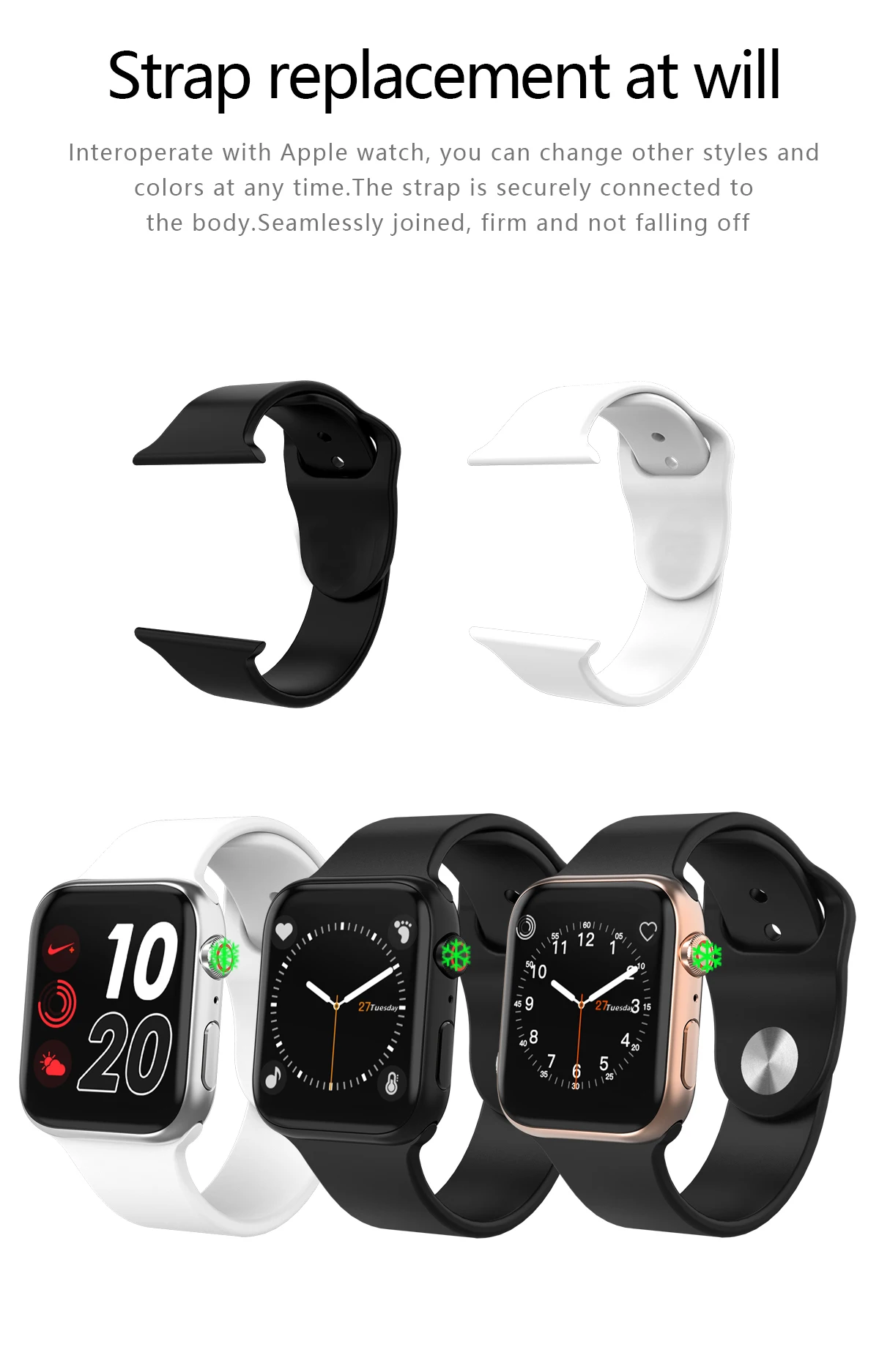 44 мм IWO 10 умные часы Bluetooth IWO 9 серия 4 gps Inteligente Brinde умные часы Android для IOS обновление IWO 8 Прямая поставка