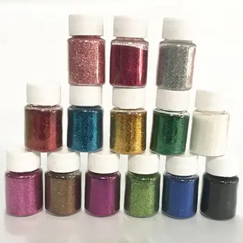 

30 Pcs/set DIY Handmade Pearlescent Powder Glitter Silicone Epoxy Mold Accessory