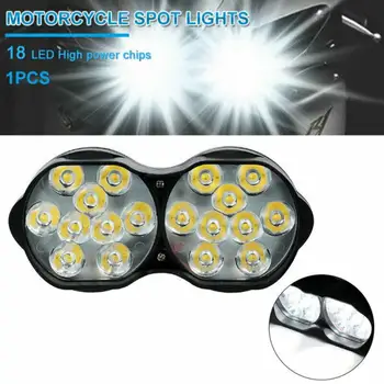 

18 LED Headlight 30W 3000LM Motorcycle Moto Light Assembly Spotlights Motorbike Lighting 6500K White 9-85V Waterproof