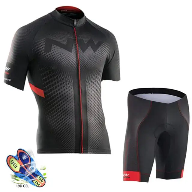 Northwave Nw Лето Велоспорт Джерси комплект велосипед Одежда Майо Ropa Ciclismo дышащий MTB велосипед велосипедная одежда горный - Цвет: 10